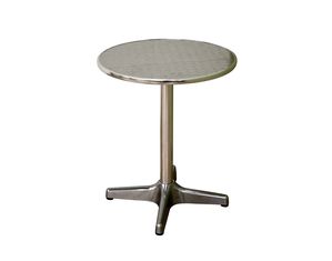 Baxton Studio Silver Aluminium Occasional Dining Table