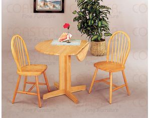Union Square Montrose Small Round Dining Table with Drop Leaf