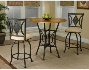 Cramco Dart Round Top Counter Height Table