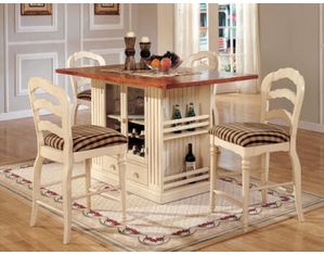 Cramco Linden Counter Height Island Dining Table