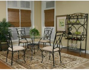 Cramco Starling Round Glass Top Dining Table