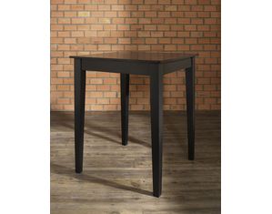 Crosley Furniture Tapered Leg Pub Table - Black