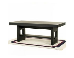 Diamond Sofa 78 Inch Rectangle Dining Table with Shelf
