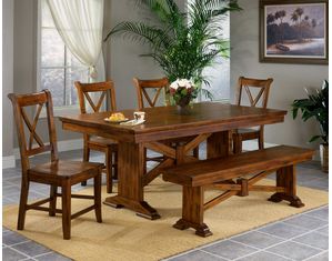 APA by Whalen Cornwall Dining Table with Trestle Base