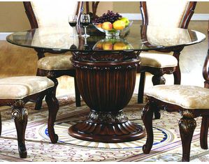 Fairmont Designs Repertoire Pedestal Base Drum Dining Table