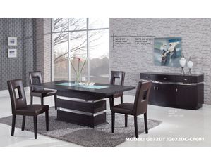 Global Furniture G072 Brown Wood Dining Table