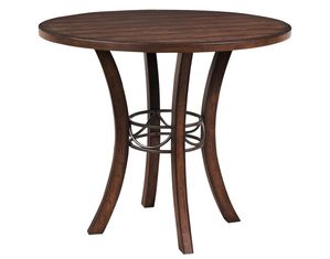 Hillsdale Furniture Cameron Wood Counter Height Round Dining Table