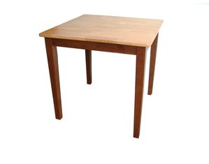 International Concepts 30 x 30 inch Solid Wood Table - Cinnamon and Espresso