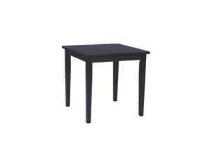 International Concepts 30 x 30 inch Solid Wood Table - Black