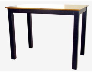 International Concepts Black and Cherry FinishShaker Styled Counter Height Dining Table