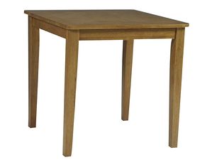 International Concepts Solid Wood Table in Oak Finish
