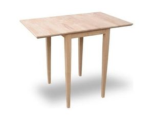 International Concepts Unfinished Small Drop Leaf Table