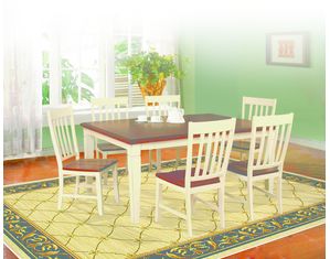 Lifestyle California Avery Rectangle Table w/ 18 inch Butterfly Leaf