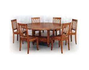 Lifestyle California Tuscany Round Dining Table with Storage