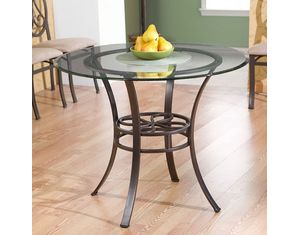 Lucianna Dining Table with Glass Top