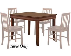 Walker Edison 48 in. Solid Wood Fancy Dining Table
