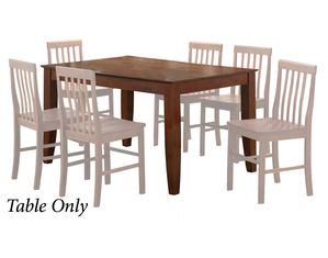 Walker Edison 60 in. Solid Wood Classic Dining Table