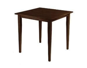 Winsome Groveland Square Dining Table Shaker Leg  Antique Walnut Finish