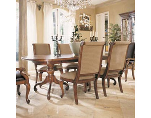 American Drew Bob Mackie Home Classics Double Pedestal Table