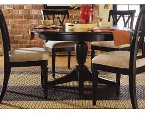 American Drew Camden Black Round Table