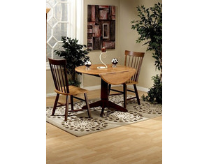 Entree Camden 42 inch Round Drop Leaf Dining Table