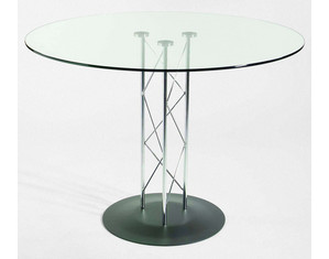 ItalModern Taby Table with Chrome base Dining Table