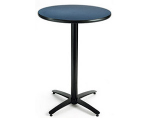 KFI Seating 24 inch Round Table with Pedestal Base