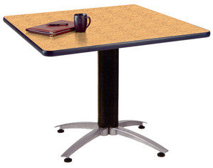 OFM Multi-Purpose 42 inch Metal Base Square Table