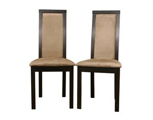Baxton Studio Pollard Dark Brown Modern Dining Chair (Set of 2) Dining Chair