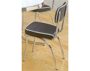 Union Square Set of 2 Chair Black Cushion
