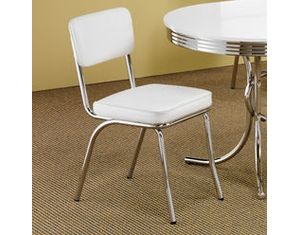 Union Square Set of 2 Chair White Cushion