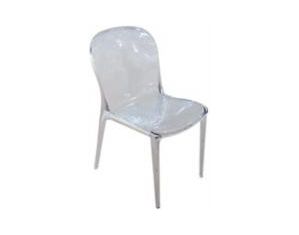 Control Brands Transparent Clear Dining Chair