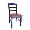 Save  on 37 inch High Spindleback Chair with Plain Legs Black and Cherry at The Dining Table Superstore