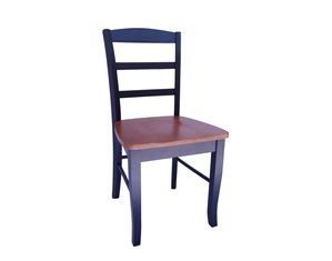 International Concepts 37 inch High Spindleback Chair with Plain Legs Black and Cherry