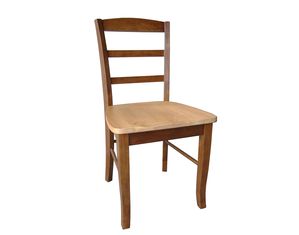 International Concepts 37 inch High Spindleback Chair with Plain Legs Cinnamon and Espresso