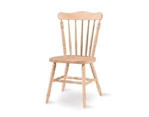 International Concepts Unfinished Country Cottage Chair