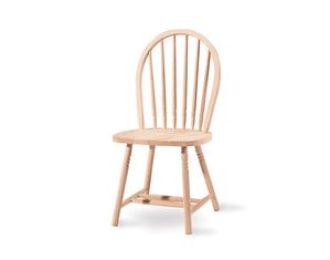 International Concepts Unfinished Junior Windsor Spindleback Chair