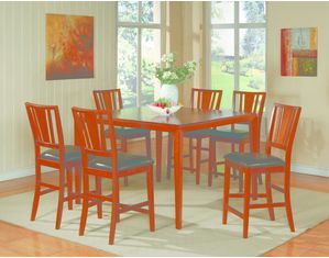 Lifestyle California Corona Counter Height Side Chair -  Splat Back Upholstered Seat