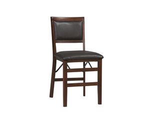 Linon Home Decor Products Triena Pad Back Folding Chair (Set of 2)