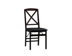Linon Home Decor Products Triena X Back Folding Chair (Set of 2)