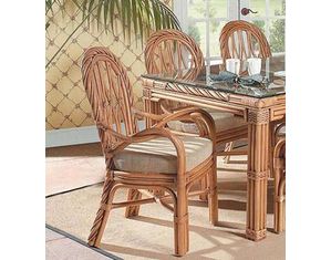 South Sea Rattan New Twist Dining Arm Chair Dining Chair