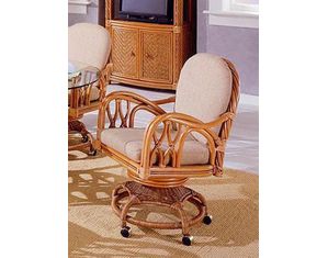 South Sea Rattan New Twist Swivel- Tilt Chair Dining Chair