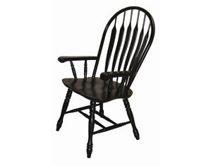 Sunset Trading Antique Black Sunset Comfort Arm Chair