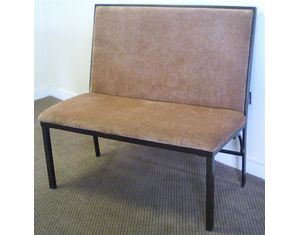 Sunset Trading Helsinki Upholstered Metal Bench