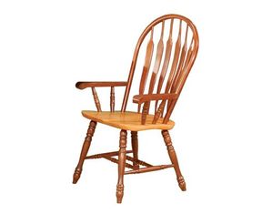 Sunset Trading Sunset Comfort Arm Chair in Nutmeg and Light Oak