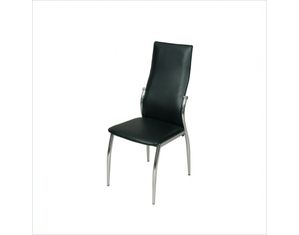 Walker Edison Set of 4 Black Dining Chairs