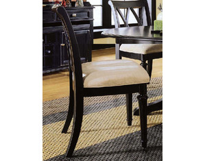 American Drew Camden Black Splat Side Chair - Set of 2