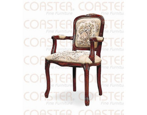 Union Square Italian Provincial in Dark Oak Finish Arm Chair