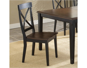 Hillsdale Furniture Englewood X Back Side Chair - Set of 2