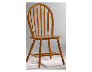International Concepts 36 inch High Arrowback Chair with Turn Legs in Oak